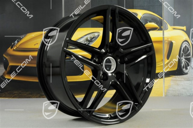 19" Felge Carrera VI, 8,5J x 19 ET50, in Schwarz (hochglanz)