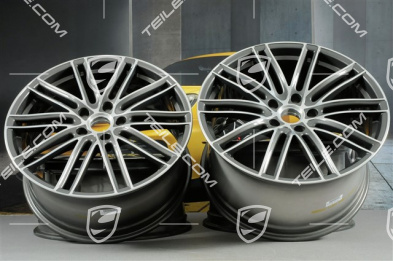 21-inch wheel rim set Turbo IV, 9,5J x 21 ET71 + 11,5J x 21 ET69