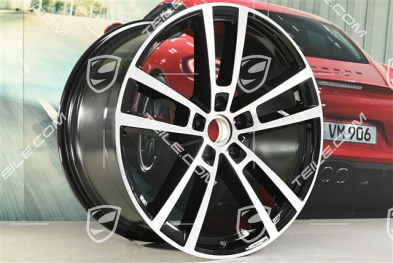 22-inch Sport Design wheel rim, 11,5J x 22 ET61, black high gloss