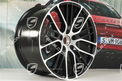 21" Panamera Exclusive Design Sport Felge, 11,5J x 21 ET69, schwarz hochglanz