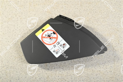Blende für Schalttafelverkleidung Untertail, Schwarz, R