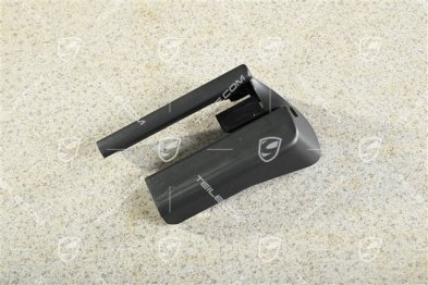 Rail cover, Front seat manually adjustable, Black, L