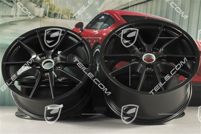 20" Carrera S (III) Felgensatz, 8,5J x 20 ET51 + 11J x 20 ET70, Schwarz-Seidenmatt