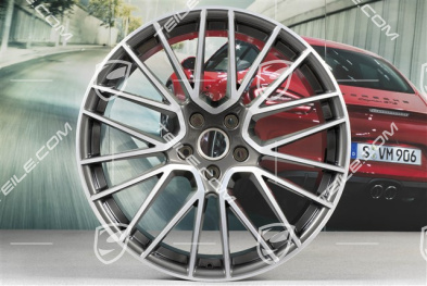 22-inch RS Spyder wheel rim, front, 10J x 22 ET48