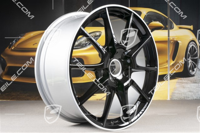 19" Boxster Spyder Felgensatz, Sondermodell Black Edition, schwarz, 10J x 19 ET42 + 8,5J x 19 ET55