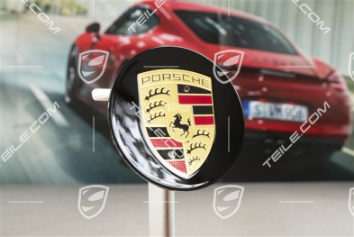 Radzierdeckel Sondermodell Black Edition, Konkav, Wappen farbig