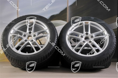 19-inch TURBO II winter wheel set, wheels 9J x 19 ET 60 + 10J x 19 ET61 + Continental winter tyres 255/45 R19+285/40 R19, with TPM