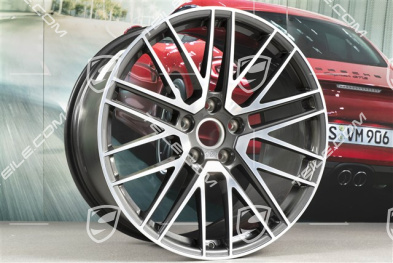 21" Felge Turbo V, 11,5J x 21 ET67, Titan