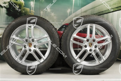 19" koła zimowe, komplet "Cayenne Turbo IV" facelift 2014->, felgi 8,5J x 19 ET59 + NOWE  opony zimoweDunlp 3D 265/50 R19, z czujnikami ciśnienia