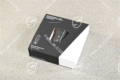 Ignition starter switch, leather Truffle Brown
