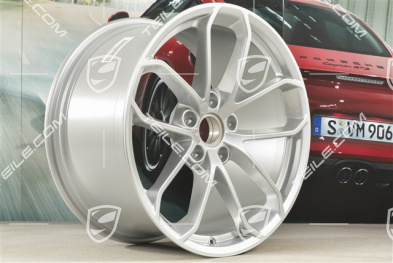 20" GT4 Felge, 11J x 20 ET50, brilliant silber