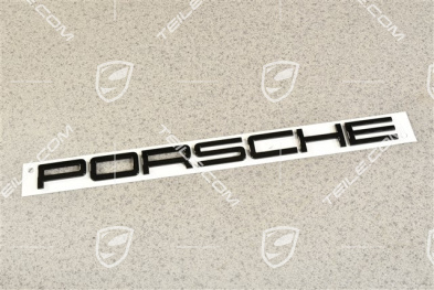 Napis "PORSCHE" czarny wysoki połysk