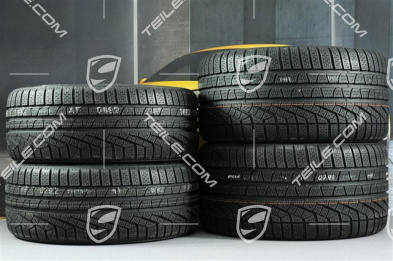 20" Komplet kół zimowych Turbo III, 8,5J x 20 ET51 + 11J x 20 ET70 + NOWE opony zimowe Pirelli 245/35 ZR20 + 295/30 ZR20, bez czujników ciśnienia RDK