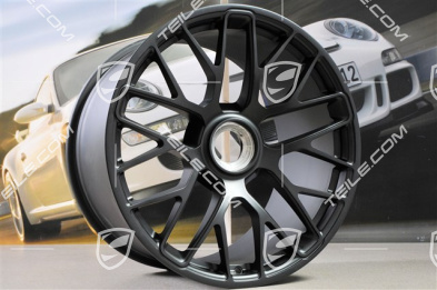 20-inch wheel Turbo S, central locking, for GTS, 11,5J x 20 ET48, black mat