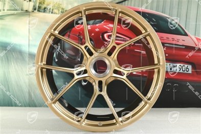 21-inch GT3 rim, 12J x 21 ET45, California Gold