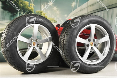 18-inch "Macan" Winter wheel set, rims 8J x 18 ET21 + 9J x 18 ET21 + Pirelli winter tyres 235/60 ZR 18 + 255/55 ZR 18, with TPMS