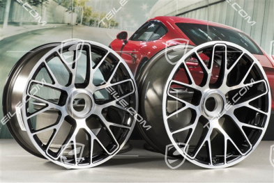 20" Turbo S Felgensatz, Zentralverschluss, 9J x 20 ET51 + 11,5J x 20 ET56
