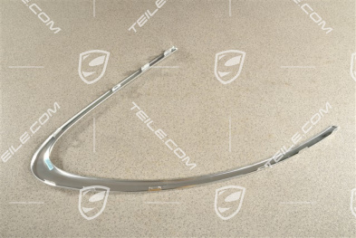 Zierleiste / Abdeckleiste, Seitenscheibe, aluminium, R