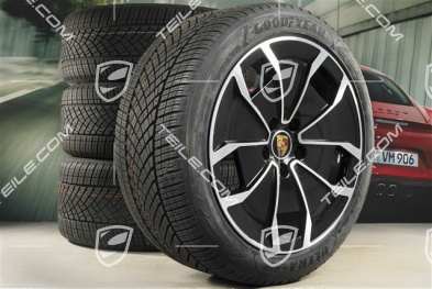 20" Turbo Aero Design Winterräder Satz, Felgen 9J x 20 ET54 + 11J x 20 ET60, Goodyear Winterreifen 245/45 R20 + 285/40 R20