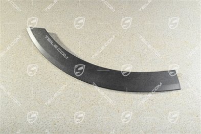 Wide wheel arch cover / flared wheel arches, rear, Black matte, L