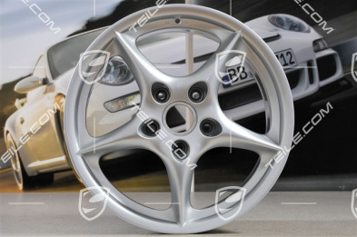 18-inch Carrera wheel set, 7,5J x 18 ET50 + 10J x 18 ET65