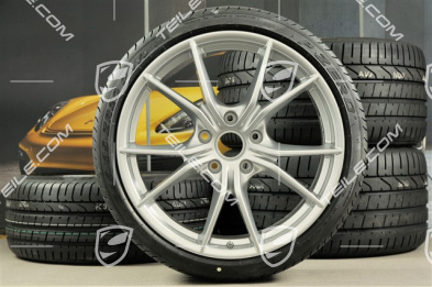 20" Sommerräder Satz Carrera S IV, Felgen 8,5J x 20 ET49 + 11,5J x 20 ET56 + Sommerreifen 245/35 ZR20 + 305/30 ZR20, mit RDK-Sensoren