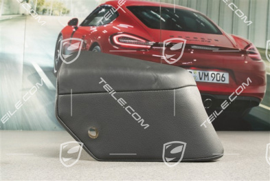 Rücksitzbank Seitenblende, Leder, Schwarz, R