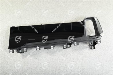Dashboard trim / moulding, Black / silver shade, R