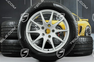 18-inch summer wheel set Panamera S, wheels 8J x 18 ET59 + 9J x 18 ET53 + tyres Pirelli P-Zero 245/50 18 + 275/45 18