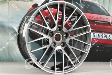20+21-inch wheel rim set Turbo V, rims: front 9J x 20 ET41 + rear 11,J x 21 ET67