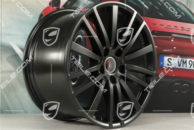 20-inch wheel rim Panamera Design, 11,5J x 20 ET68, black satin matt