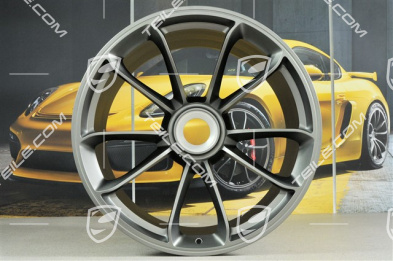 20+21" GT3 RS wheel set, rims: front 9,5J x 20 ET50 + rear 12,5J x 21 ET48, Platinum satin matt