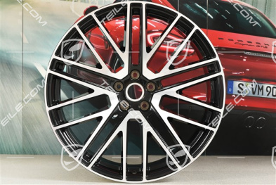 21" Felge "911 Turbo 5 Design", 10J x 21 ET 19, schwarz hochglanz