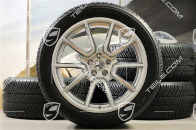 20" "Macan SportDesign" koła zimowe, komplet, felgi 9J x 20 ET26 + 10J x 20 ET19, opony zimowe Michelin Latitude Alpin 2 265/45 R 20 + 295/40 R 20, z czujnikami ciśnienia RDK