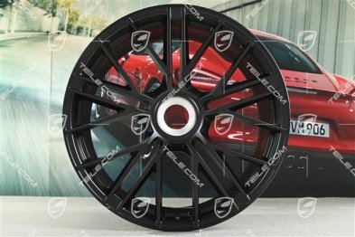 21" Felga Panamera Turbo S, 9,5J x 21 ET71, czarny satynowy półmat