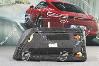 Lordosenstütze / Mittelteil, Leder, Schwarz, Cabrio, L