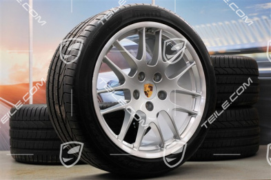 20" RS Spyder Sommerräder Satz, Felgen vorne 9,5J x 20 ET65 + hinten 11J x 20 ET68 + Pirelli PZero Sommerreifen 255/40 ZR20 + 295/35 ZR20, mit RDK Sen