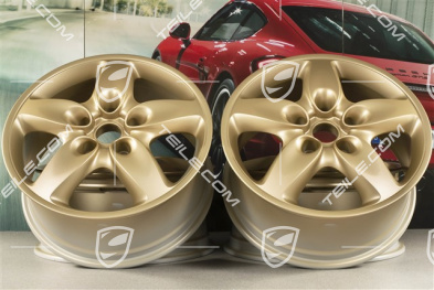 18" Felgensatz Cayenne Turbo, Aurum Seidenmatt