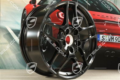 19" felga Carrera S II, 8J x 19 ET57, czarny połysk