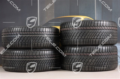 19" Panamera TURBO II Winterräder Satz, Felgen 9J x 19 ET60 + 10J x 19 ET61 + NEUE Continental Winterreifen 255/45 R19+285/40 R19, RDK-Sensoren