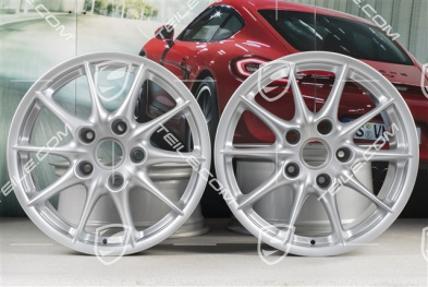 17-inch Carrera II wheel set mod. 2002, 7J x 17 ET50 + 9J x 17 ET55