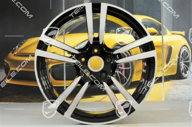 21" Felgensatz Turbo II, 10J x 21 ET50, schwarz hochglanz