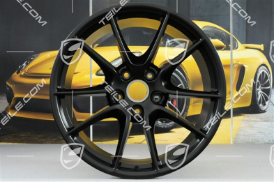 20" Felgensatz Carrera S III, 8,5J x 20 ET51 + 11J x 20 ET52, Schwarz-Seidenmatt