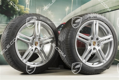 20" Winterräder Satz "Panamera Turbo", Felgen 9,5 J x 20 ET71 + 10,5 J x 20 ET71 + Michelin Pilot Alpin 4 Winterreifen 275/40 R20 + 315/35 R20