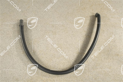 Convertible top compartment water drain hose