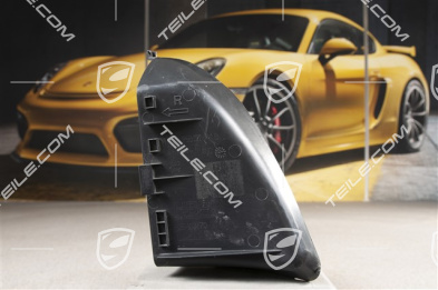 Prowadnica powietrza boczna do zderzaka sport design, Czarna, R