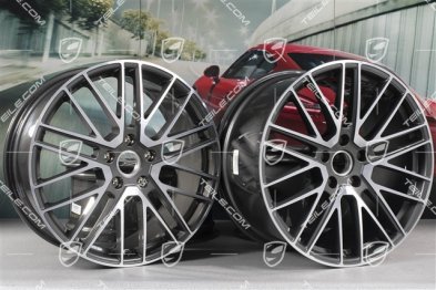 21" Felgensatz Turbo Design II / Turbo V, 9,5J x 21 ET71 + 11,5J x 21 ET69