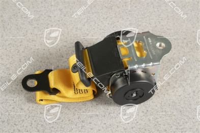 Pas bezpieczeństwa, cabrio, tył, żółty "speed yellow", L
