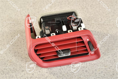 Side Air vent, galvano silver, bordeauxred, R
