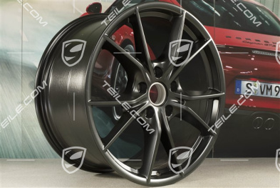 20" Felge Carrera S (IV), 11J x 20 ET78, für den 991.2 C2/C2S / Winterbetrieb, Schwarz Seidenmatt